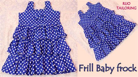 Baby Frill Frock Cutting And Stitching In Tamil Years Baby Frill