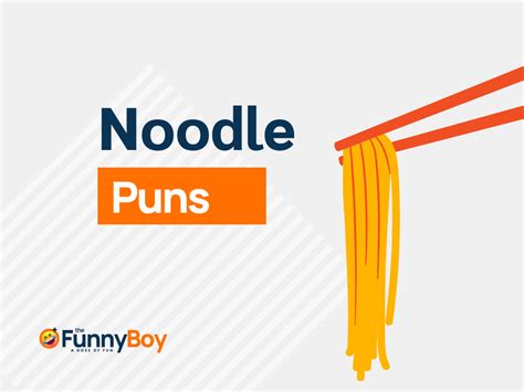 Great Noodle Puns That Ll Make Your Day Saucy