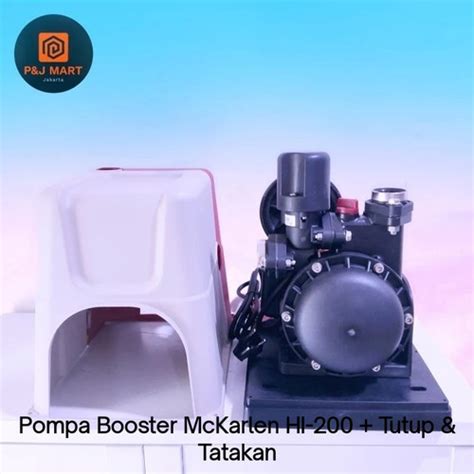 Jual Pompa Super Silent Booster McKarlen Hi 200 Cover Penutup