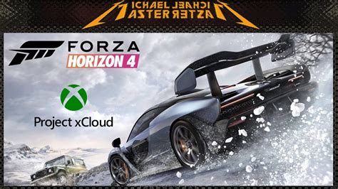 Forza Horizon 4 Rodando em Nuvem a partir do serviço XCloud da