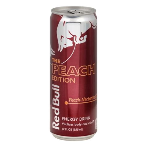 Red Bull The Peach Edition Peach Nectarine Energy Drink Fl Oz