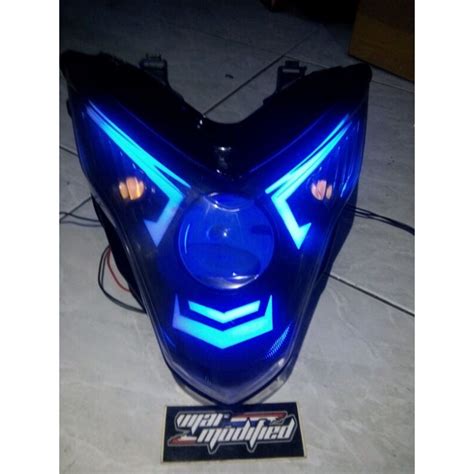 Jual REFLEKTOR NEW SONIC150R CUSTOM PROJI PLUS ALIS MODEL LAZY LAMPU