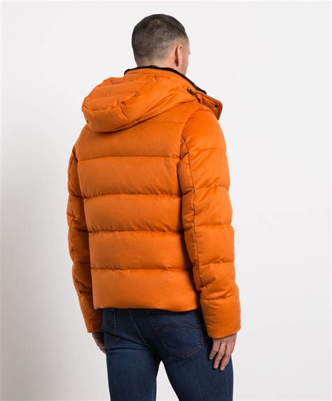 MooRER - Оранжевый пуховик CASCIANO-FUR-IL1 из кашемира CASCIANOFURIL1 ...