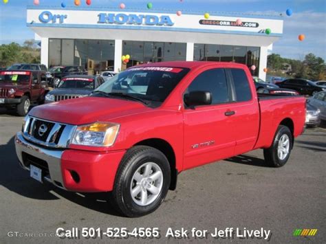 2008 Red Alert Nissan Titan Se King Cab 40064244 Photo 6 Car Color Galleries