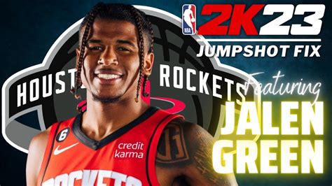 Jalen Green Jumpshot Fix NBA 2K23 YouTube