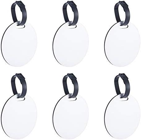 Amazon Sublimation Blank Luggage Tags With Strap White Blank MDF