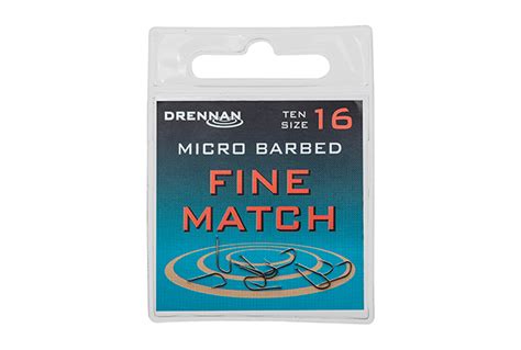 Drennan Spade End Fine Match Hook Top Tackle