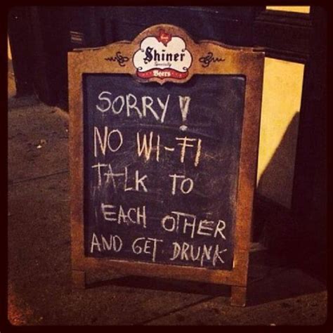 32 Funny Chalkboard Signs From Bars That Will Totally Get You Inside