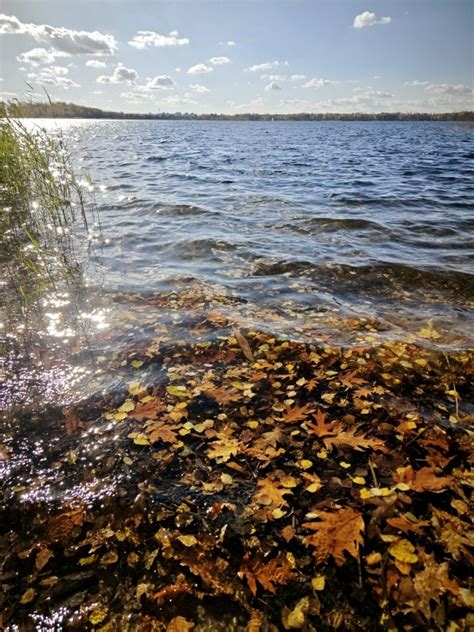 Jesień zanurzona w jeziorze Turystyka Bez Granic