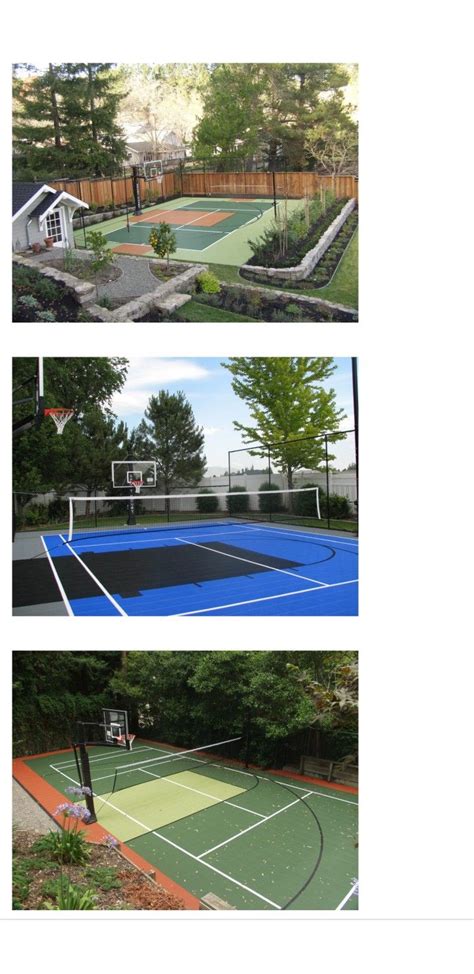 Pin by Richard Payne on bball court | Tennis court backyard, Backyard ...