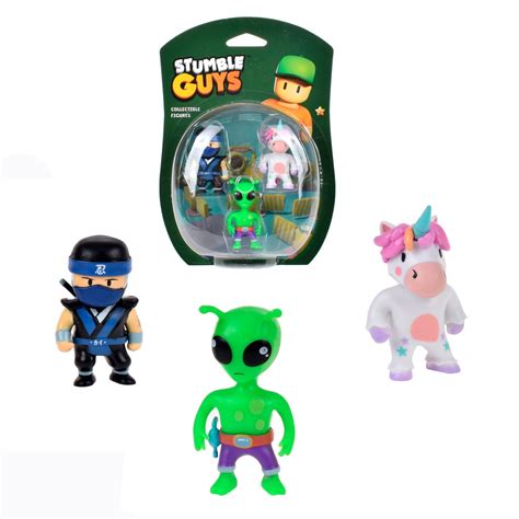 Pack Figuras Stumble Guys Green Alien Jugueter A