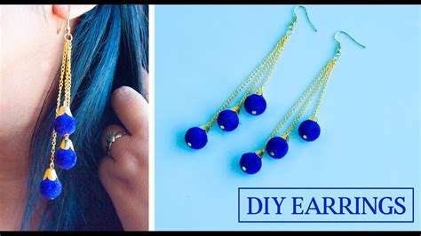 How To Make Earrings At Home Earrings Design Designer Jewelry