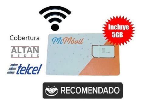 Sim Chip 4 5g Para Módem Mifi Hotspot Internet Altan Telcel Meses sin