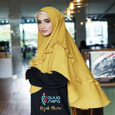 Jilbab Modern Instan Akira Hijab Warna Kuning Jagung Lazada Indonesia