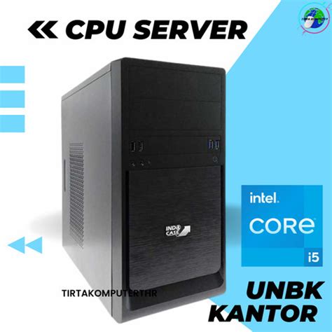 jual server rakitan intel core  gen unbk kantoran dual lan ssd