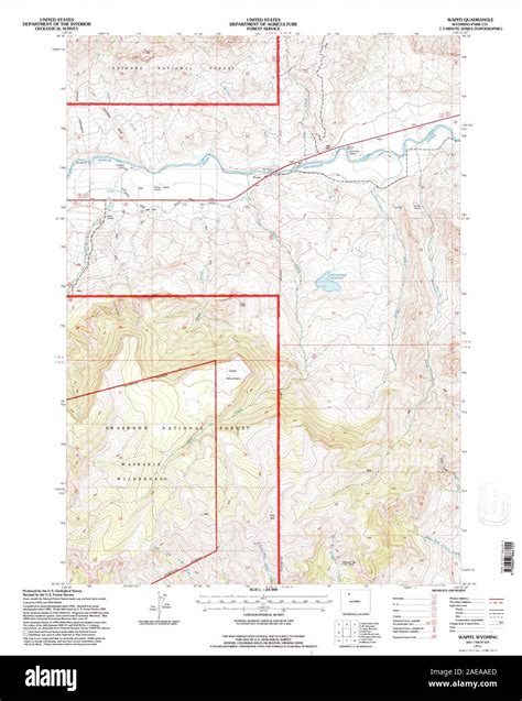 Map Of Wapiti Hi Res Stock Photography And Images Alamy