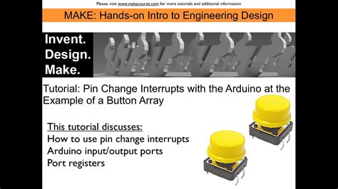 Tutorial Pin Change Interrupts On The Arduino Youtube