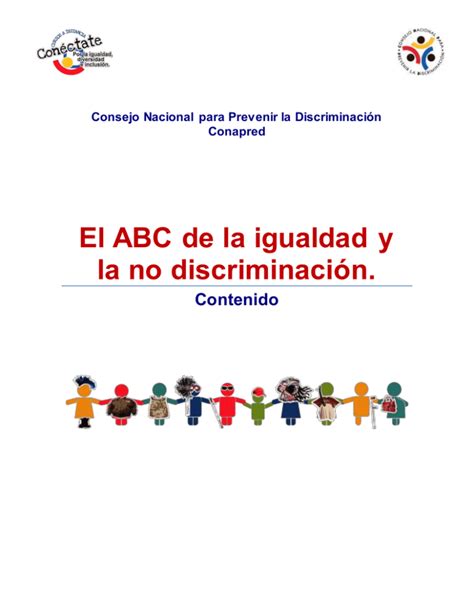 El ABC de la igualdad y la no discriminación Conectate