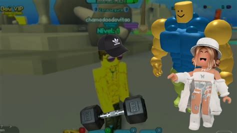 Joguei Um Jogo Aleatório Do Roblox Igual A Muscle Legends Youtube