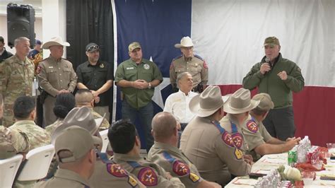 Governor Abbot And Tom Homan Visit Border In Texas To Discuss Future