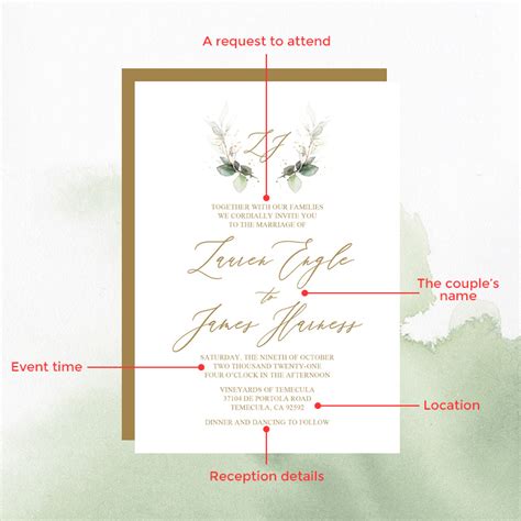 How To Write Wedding Invitation Wording In Formal Line By Line