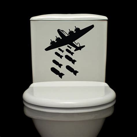 Bombs Away Toilet Decals Wall Decal Sticker Graphic