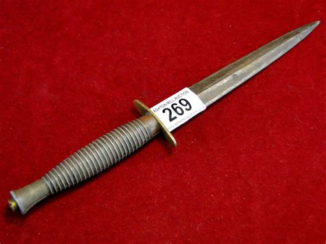 269 Wwii British Commando Fairbairn Sykes Third Pattern Fighting Knife