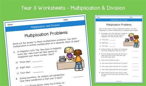 Year 3 Multiplication Word Problems Worksheets Ks2 Multiplication Primary Maths