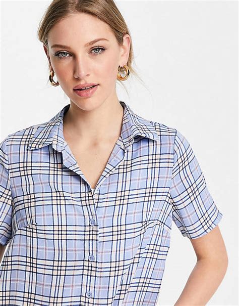 Urban Threads Co Ord In Blue Check Asos