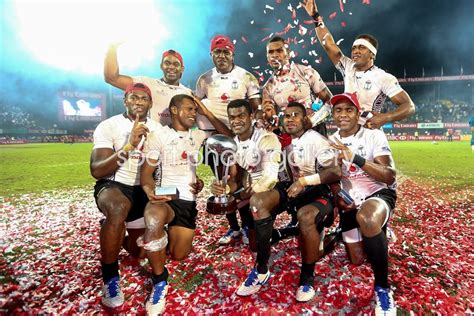 Fiji Team Champions World Rugby Sevens Series 2015 Print | Rugby ...