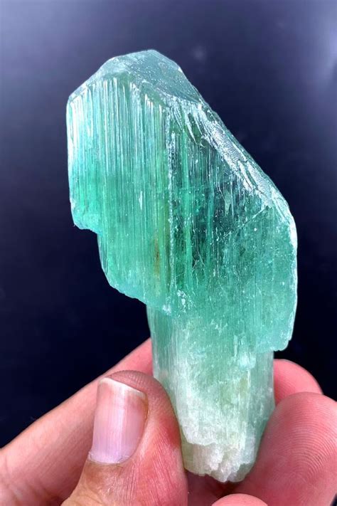 Green Kunzite Var Hiddenite Crystal Excellent Clarity