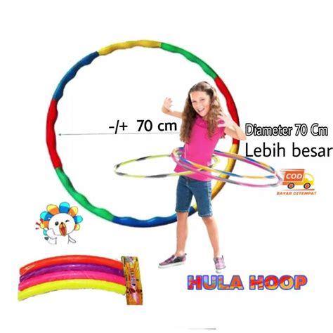 Jual Hula Hoop Besar Diameter 70 Cm Hullahop Anak Dan Dewasa Bisa Di