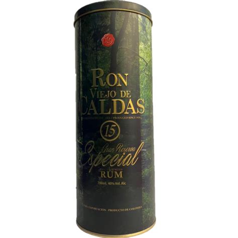 RON VIEJO DE CALDAS 15 GRAN RESERVA ESPECIAL 700 ml 40% vol.