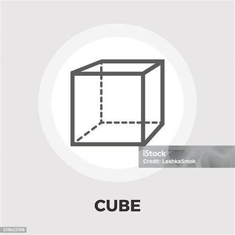 Ikon Datar Kubus Geometris Ilustrasi Stok Unduh Gambar Sekarang