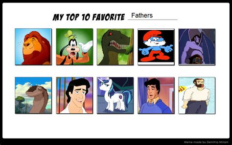 My Top 10 Favorite Fathers By Chipmunkraccoonoz On Deviantart