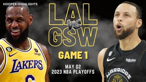 Los Angeles Lakers Vs Golden State Warriors Full Game 1 Highlights