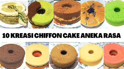 Resep Chiffon Cake Aneka Rasa Youtube