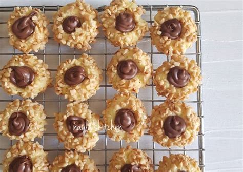 Resep Thumbprint Nutella Cookies Oleh Nayla S Kitchen Cookpad