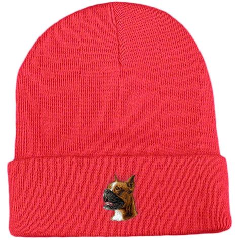 Boxer Embroidered Beanies Akc Shop