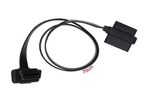 Obd Extension Cable Obd2 Usb Cable Right Angle 16 Pin Male With Female Connector