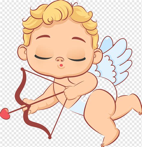 Naughty Cupid Angel Cartoon Png Pngwing