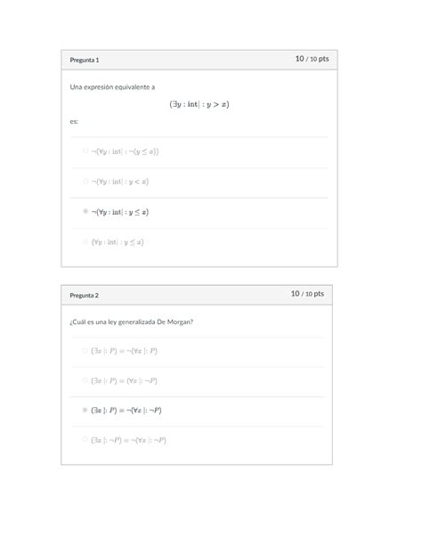 Evaluacion quiz 5 logica computacional Herramientas de Lógica