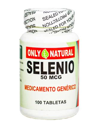 Selenium Mcg Tabletas Only Natural Only Natural