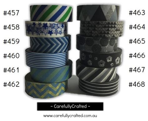 Washi Tape Black And Blue 15mm X 10 Metres High Quality Masking