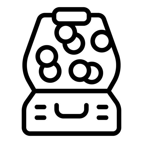 Lottery Machine Drawing Random Balls For Lotto Game 47050514 Vector Art
