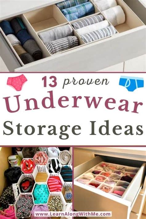 13 Proven Ways To Store And Organize Your Underwear Learn Along With Me