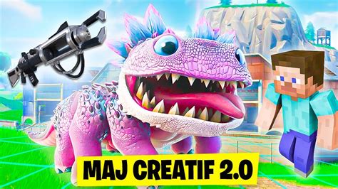 FORTNITE NOUVELLE MISE A JOURS SECRETTE Créatif 2 0 INCROYABLE