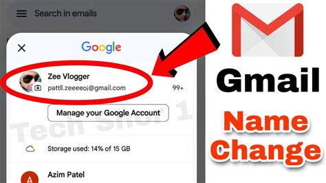 How To Change Gmail Id Name Youtube