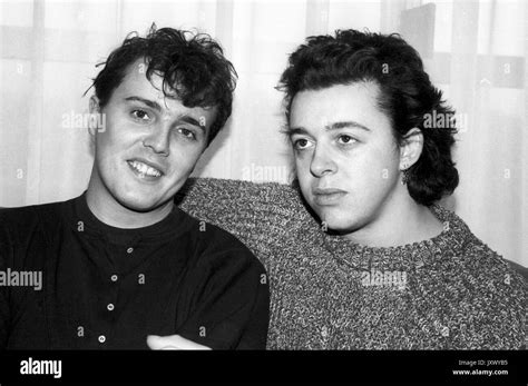 Curt Smith and Roland Orzabal of Tears for Fears during a photocall ...