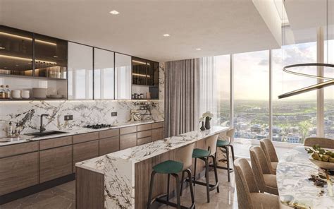 Luxurious Apartment Interior Renderings | Golf Views